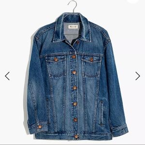 Madewell oversize jean jacket wortham wash (S)